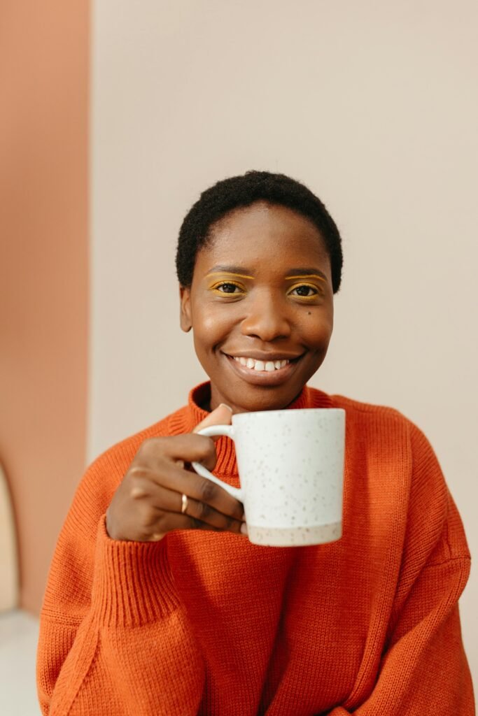 Entrepreneur enjoying a coffee break while growing with AI Business Automation Services